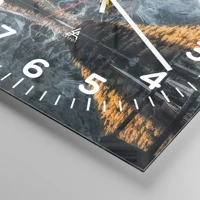 Clock face with numbers