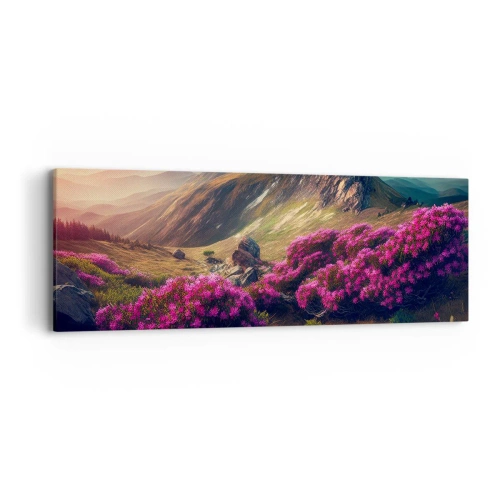 Canvas picture - Summer in the Mountains - 90x30 cm