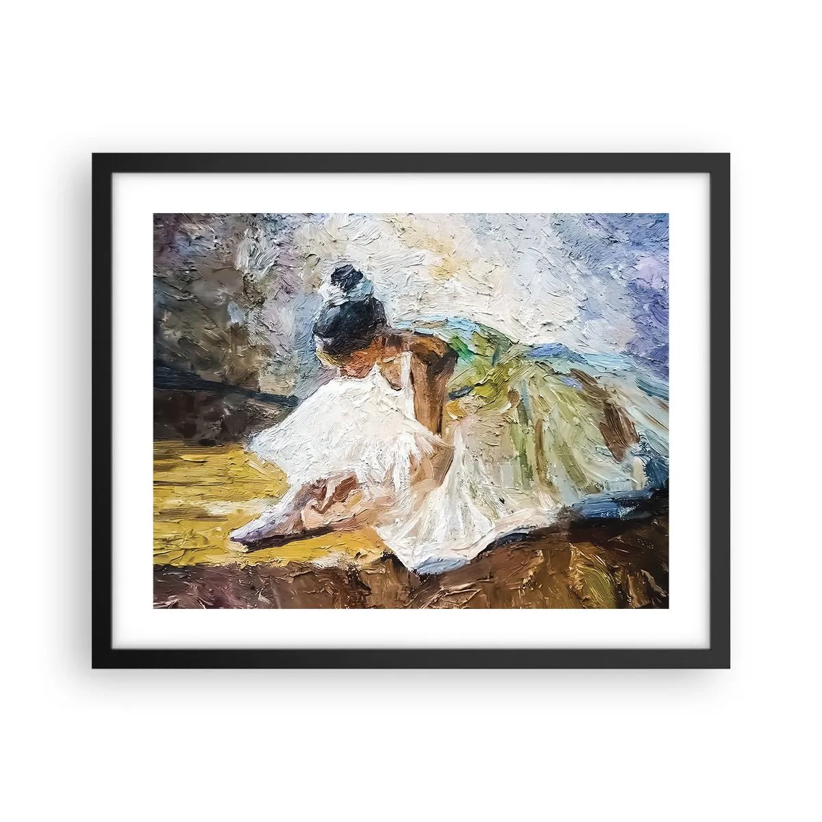 Poster in black frame - From Degas' Painting - 50x40 cm