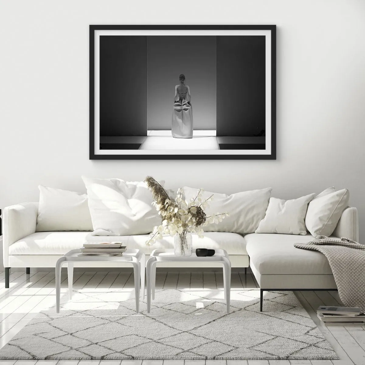 Poster in black frame - Refined Simplicity - 70x50 cm