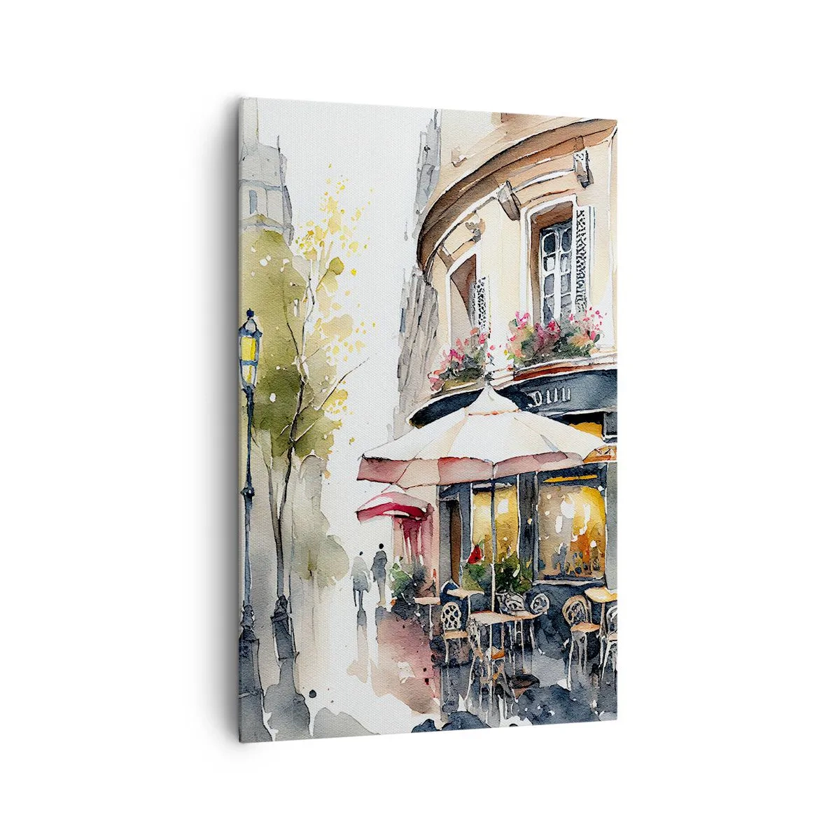 Canvas picture - Morning in Paris - 80x120 cm