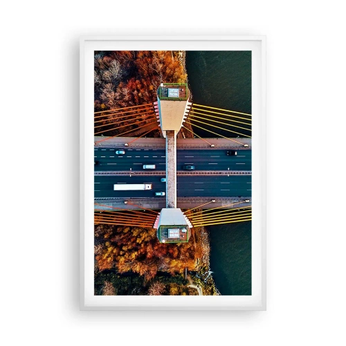 Poster in white frmae - Behind Seas and Oceans - 61x91 cm