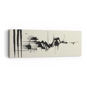 Canvas picture - Hasty Abstract - 90x30 cm