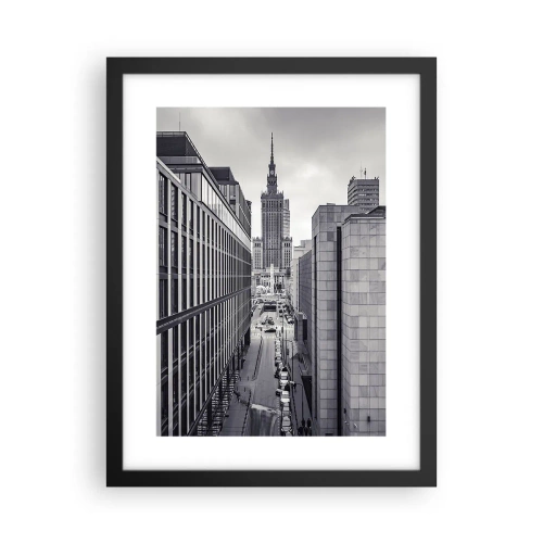 Poster in black frame - Warsaw Valley - 30x40 cm