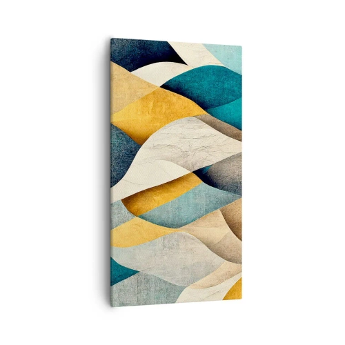 Canvas picture - Rhythm and Undulation - 55x100 cm
