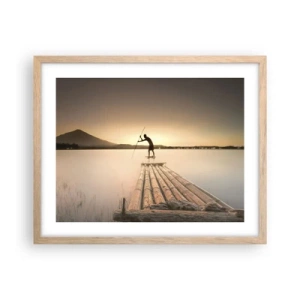 Poster in light oak frame - Before Rest - 50x40 cm