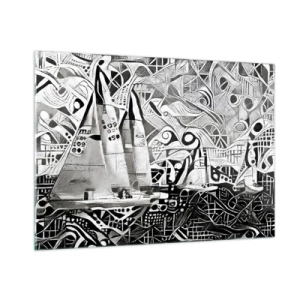 Glass picture - Between Waves - 100x70 cm