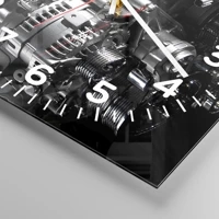 Clock face with numbers