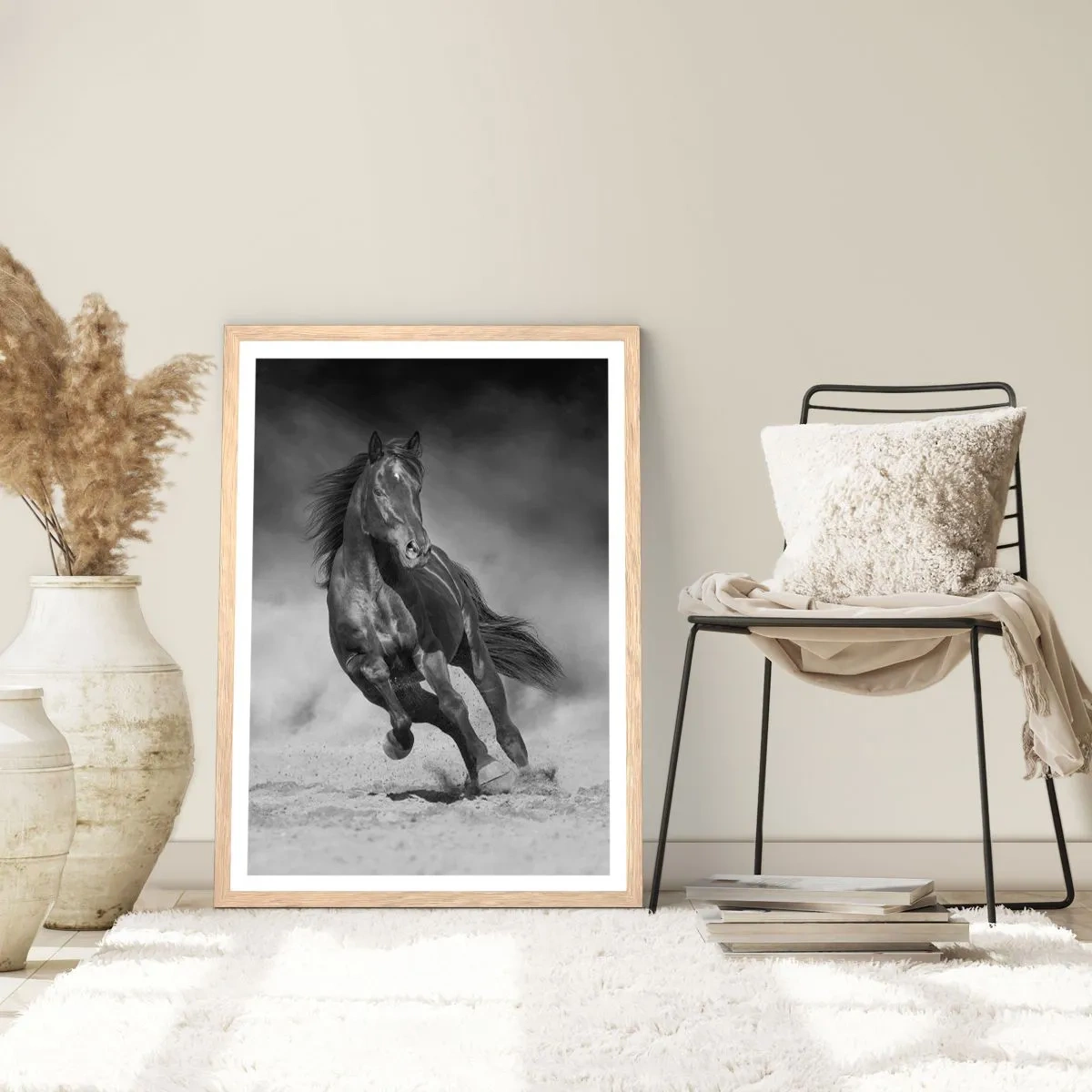 Poster in light oak frame - Worthy of Emir Himself - 70x100 cm