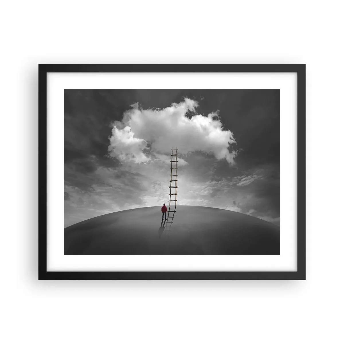 Poster in black frame - Everything Is Poissible - 50x40 cm