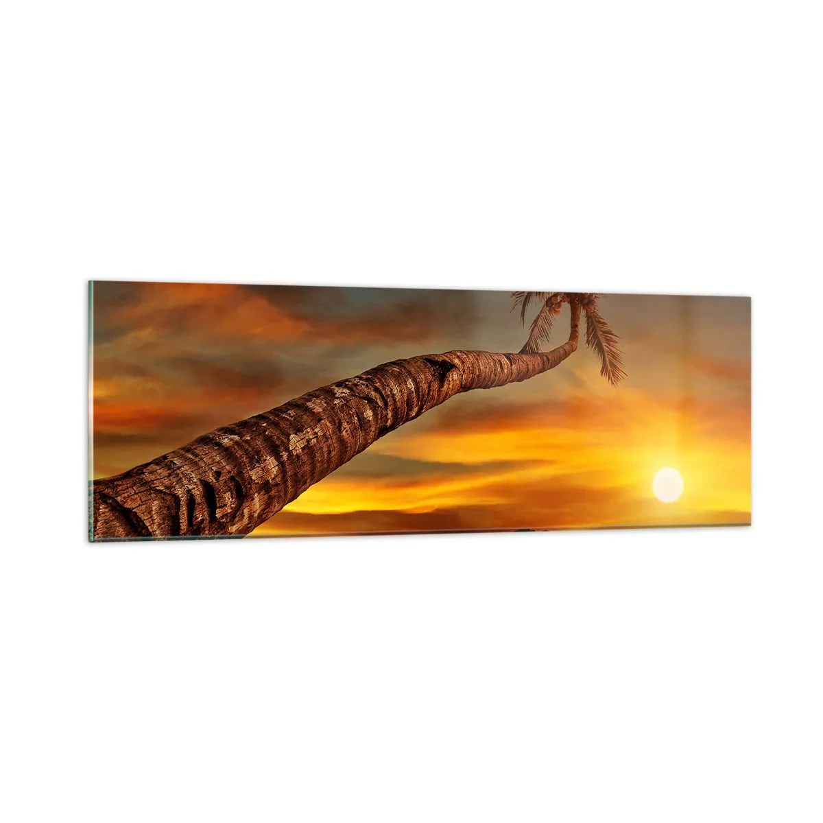 Glass picture - Exotic Holiday, Caribbean Adventure - 90x30 cm