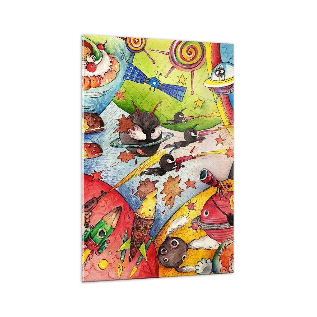 Glass picture - Great Space Adventure - 70x100 cm