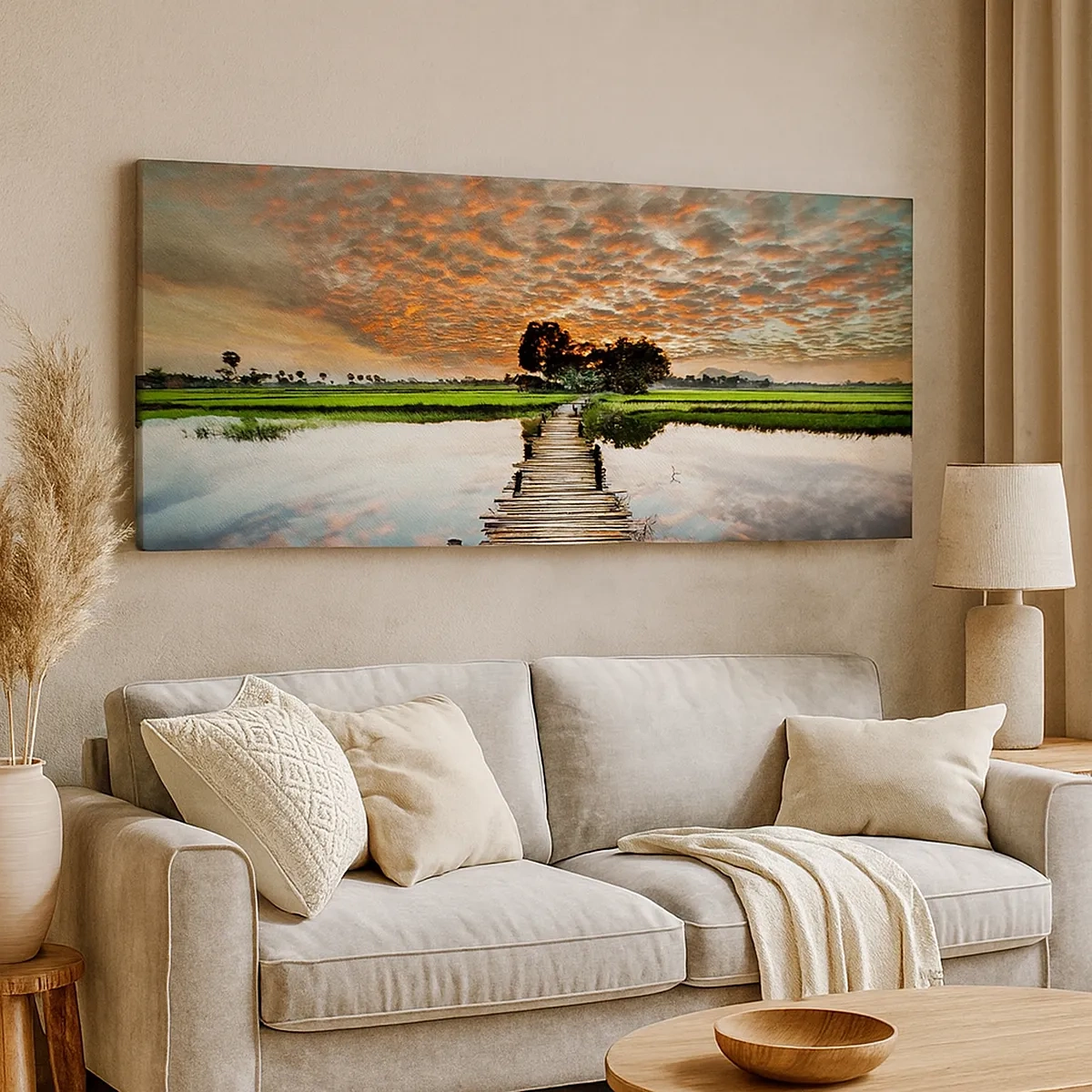 Canvas picture - Spread Your Arms and Breathe - 30x30 cm