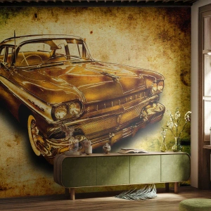 Custom Wallpaper Premium Canvas - Unfading Beauty of Classics - Automotive, Classic Car, Hobby