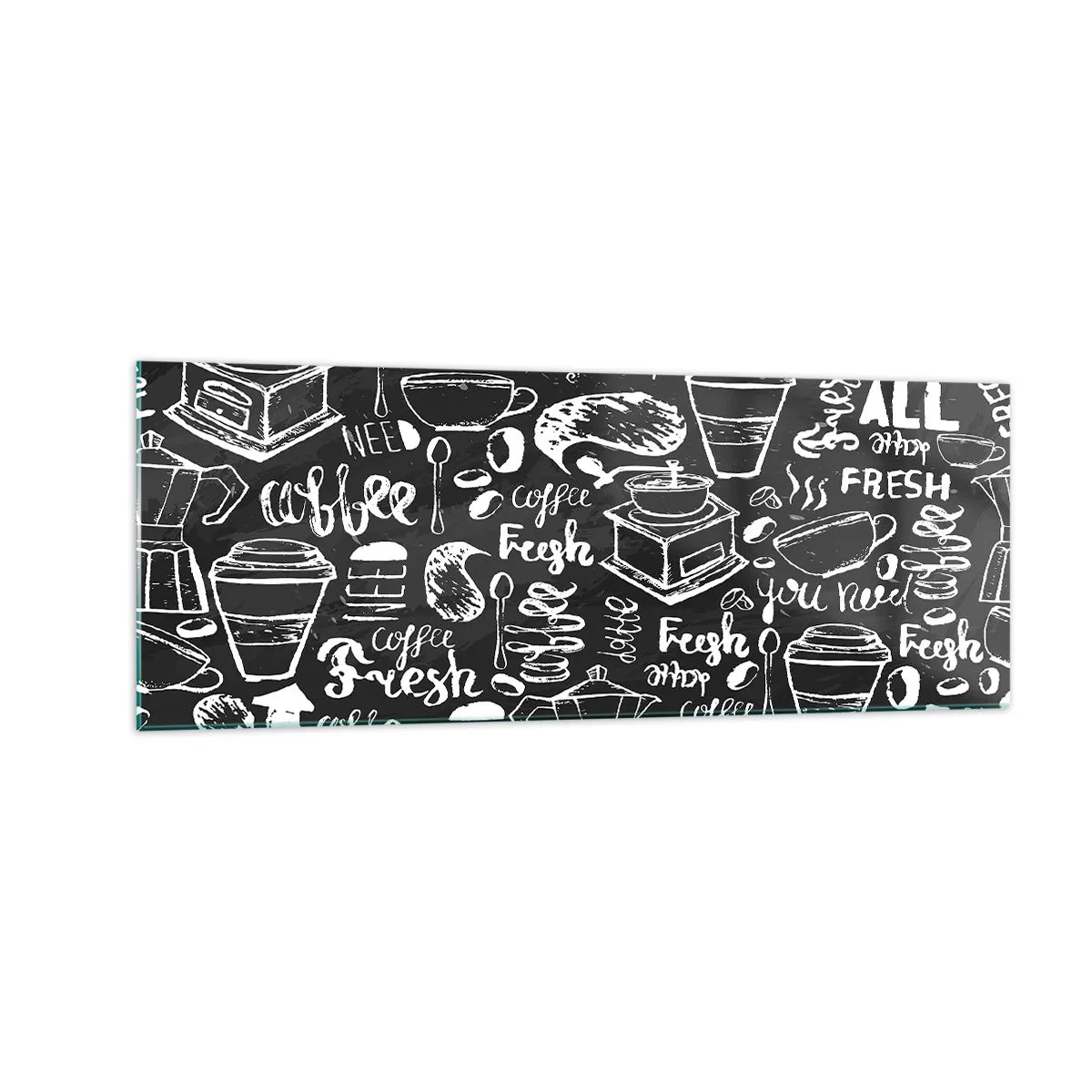 Glass picture - All You Need Is… - 140x50 cm