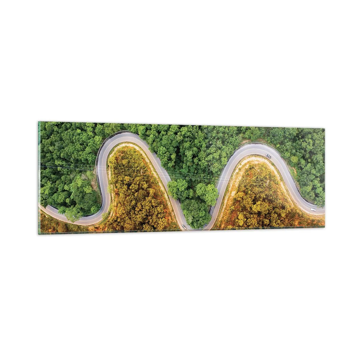 Glass picture - Borders and Breakthroughs - 90x30 cm