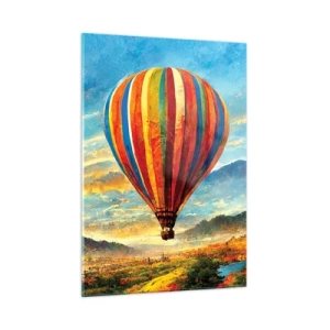 Glass picture - More Can Be Seen in Silence - 50x70 cm