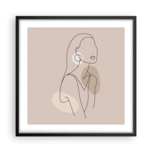 Poster in black frame - Icon of Girlhood - 50x50 cm