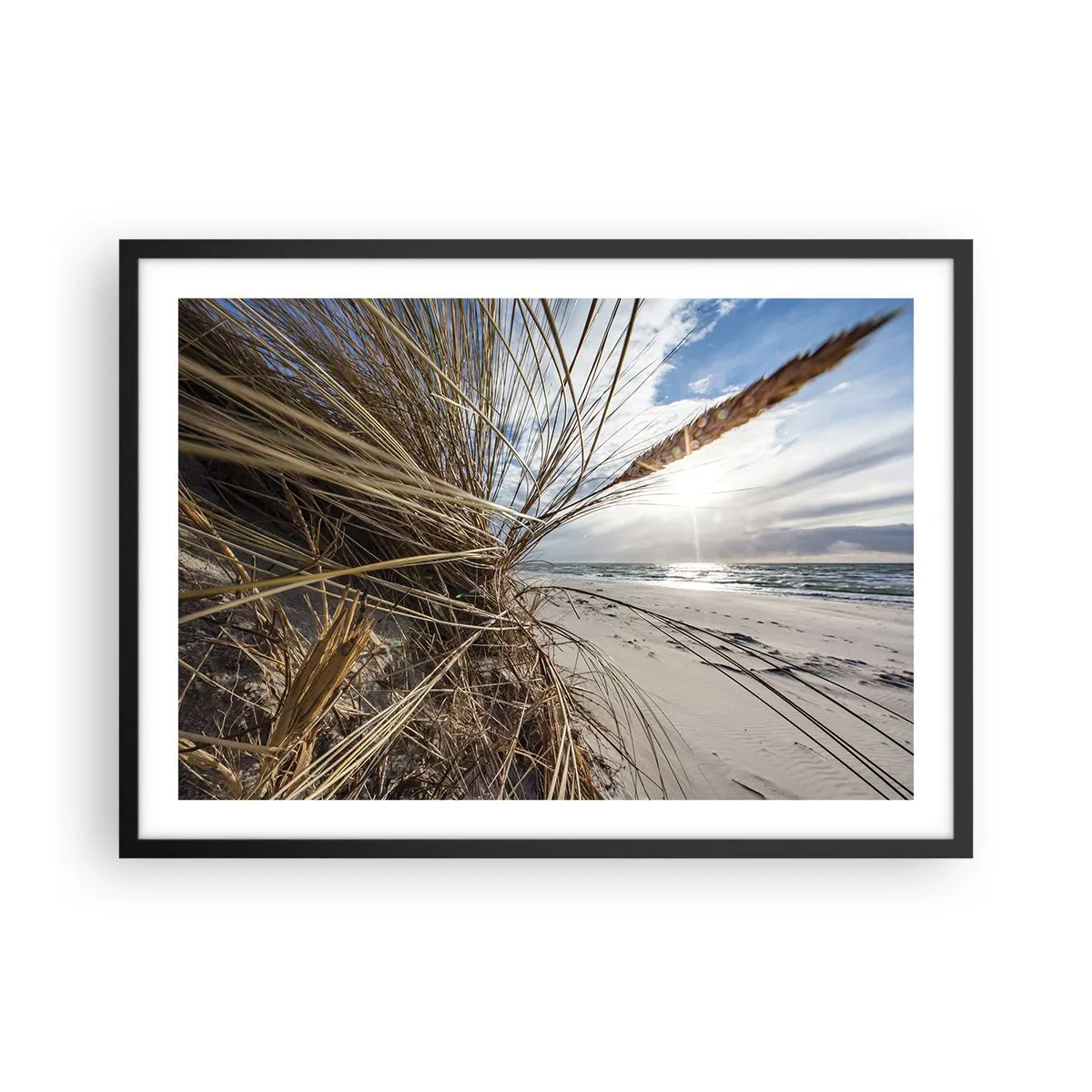 Poster in black frame - Enounter of the Elements - 70x50 cm
