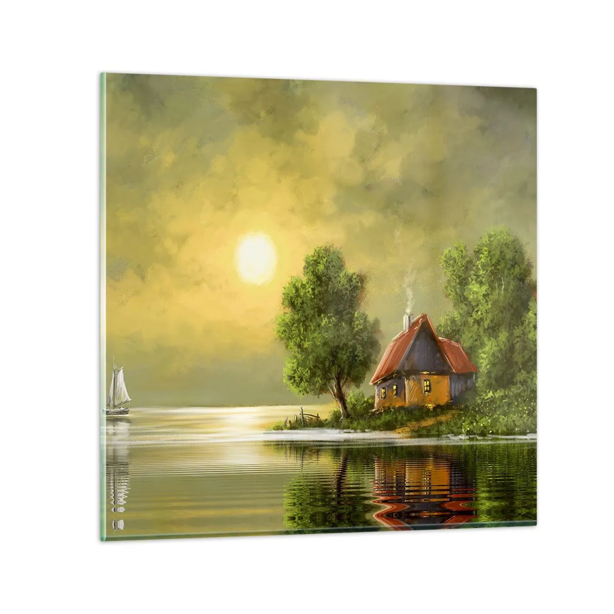 Glass picture - Pretty As a Picture - 30x30 cm