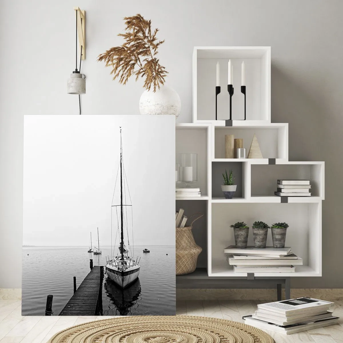 Glass picture - Ready to Sail away - 80x120 cm