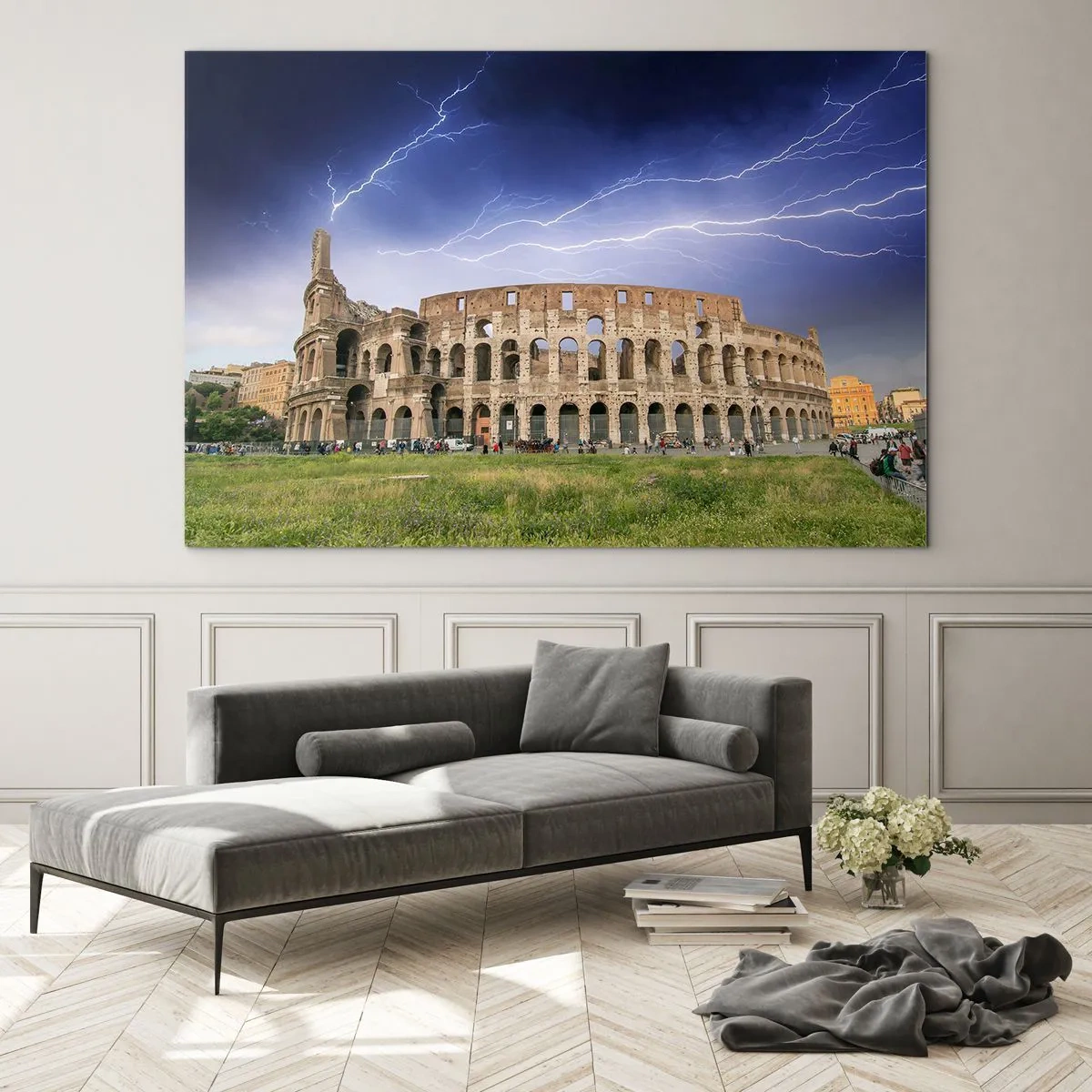 Glass picture - Battle Arena - 100x70 cm