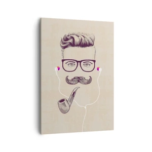 Canvas picture - A Real Man? - 50x70 cm