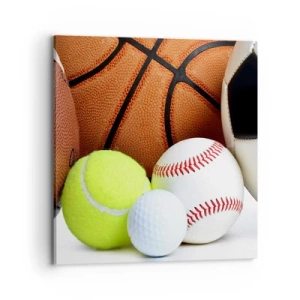 Canvas picture - Football Unites Us - 70x70 cm