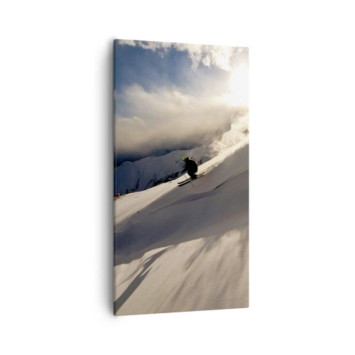 Canvas picture - Mountain Challenge Accepted - 55x100 cm