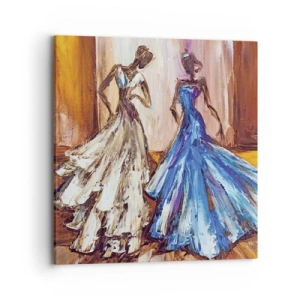 Canvas picture - Charming Duo - 70x70 cm