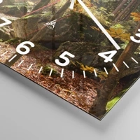 Clock face with numbers