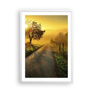Poster in white frmae - Honey Afternoon - 50x70 cm