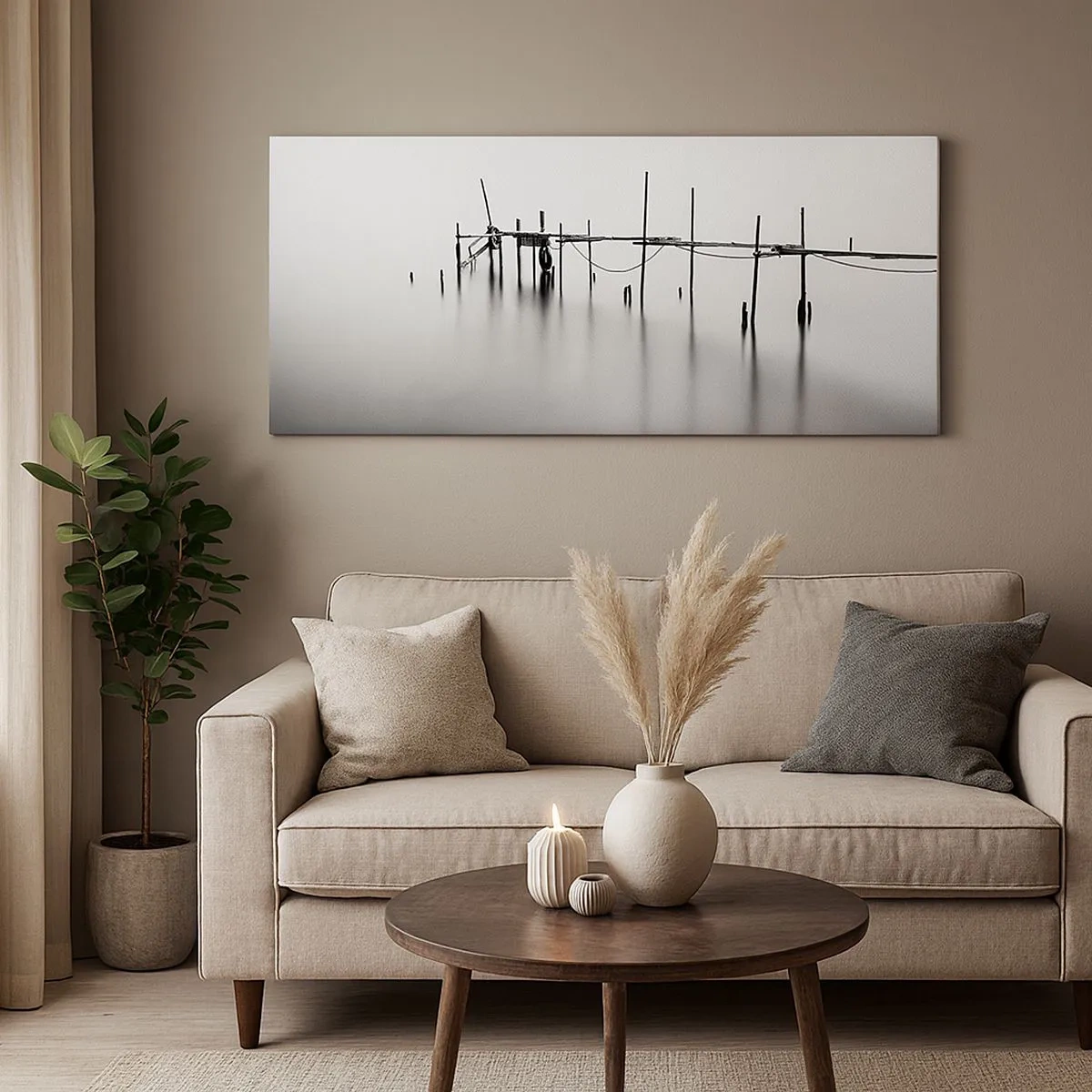 Canvas picture - And If the World Doesn't Exist? - 100x40 cm