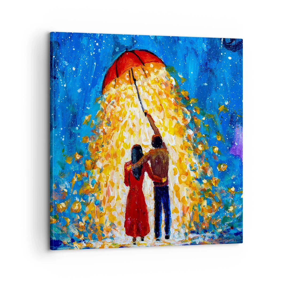 Canvas picture - Magic of a Rainy Evening? - 60x60 cm