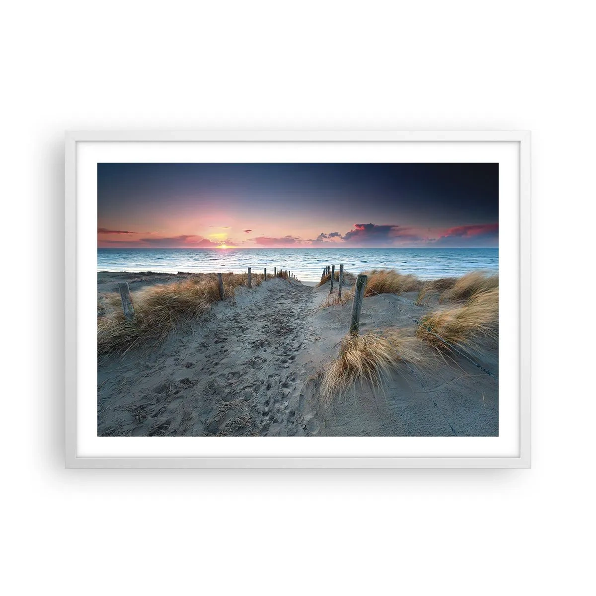 Poster in white frmae - You Have Spilled a Rainbow of Sparkles… - 70x50 cm