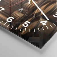 Clock face with numbers