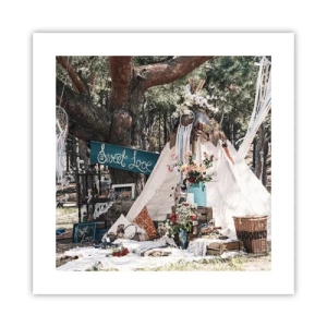 Poster - Make Love… - 40x40 cm