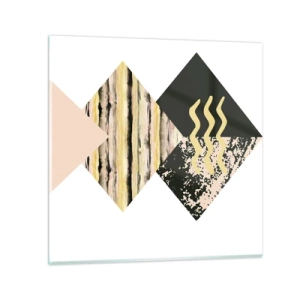 Glass picture - Not So Straightforward - 40x40 cm