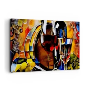 Canvas picture - And The World Fills With Colours - 120x80 cm