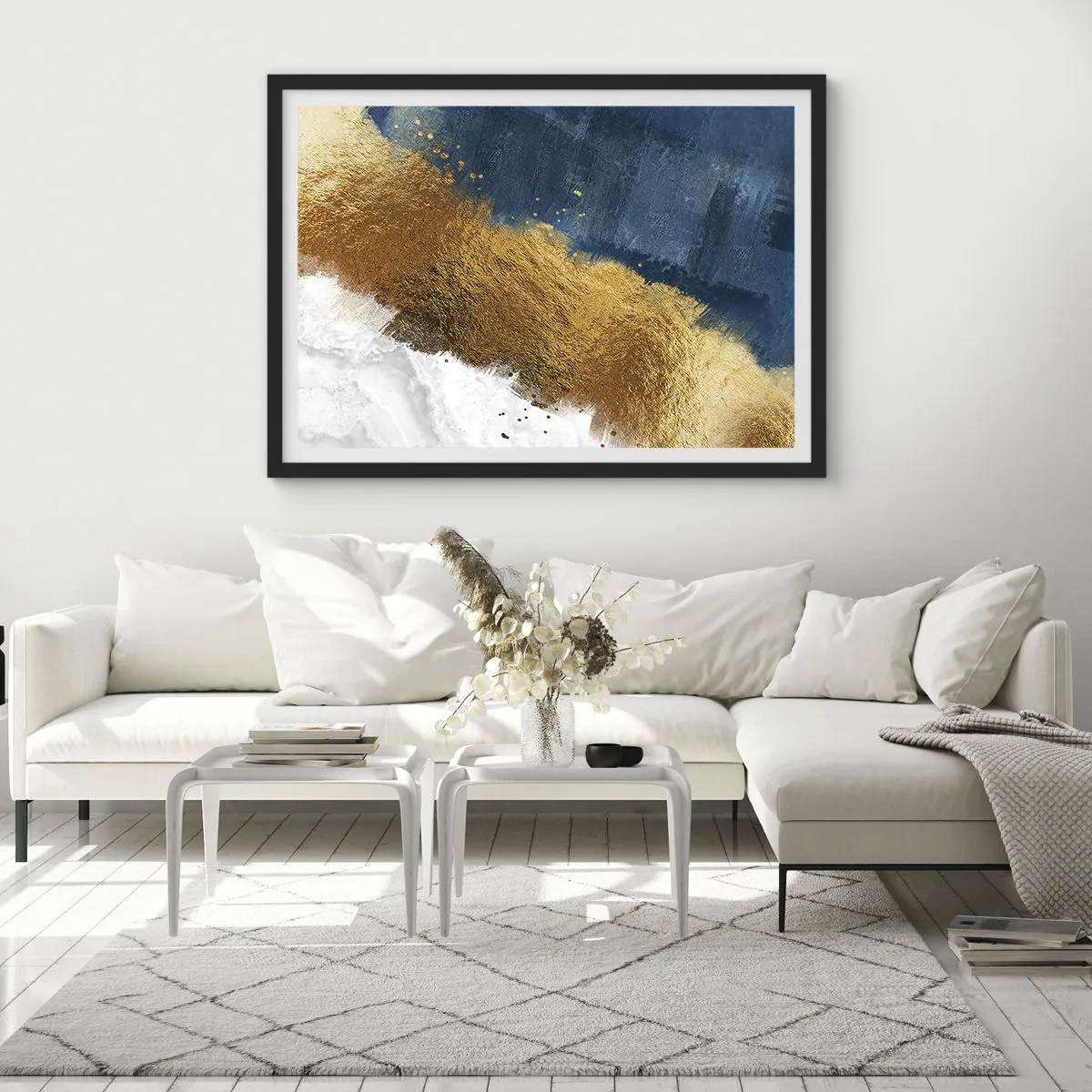 Poster in black frame - Colours of Summer - 40x30 cm