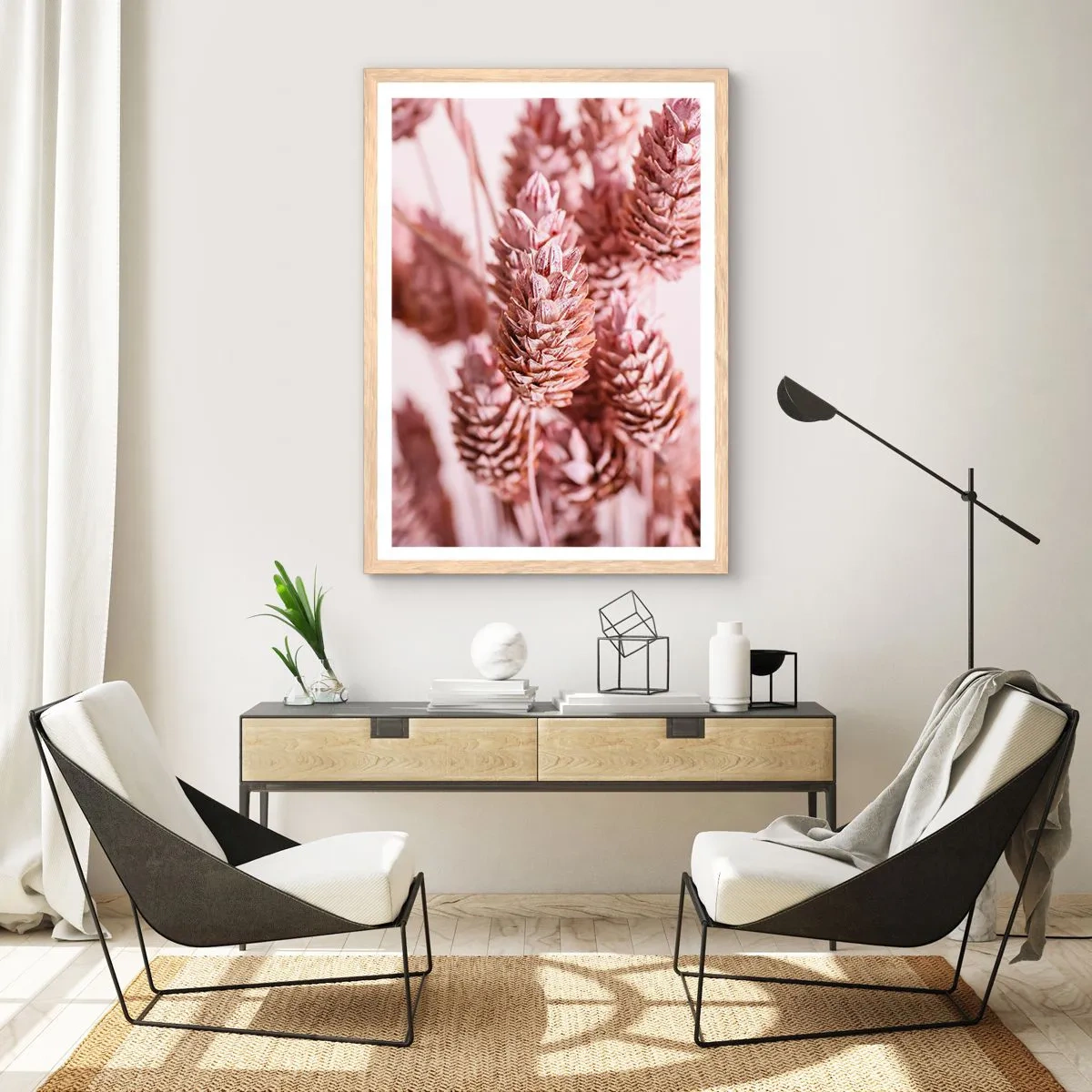 Poster in light oak frame - Seemingly Inconspicuos - 30x40 cm