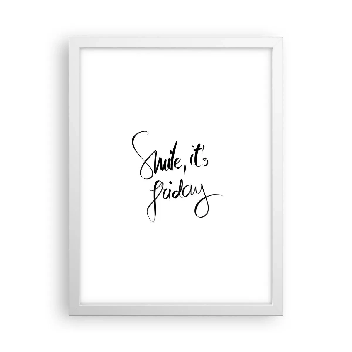 Poster in white frmae - True Joy - 30x40 cm