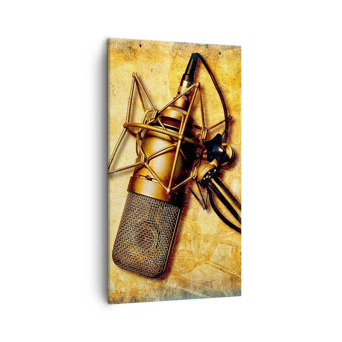 Canvas picture - Golden Years of the Radio - 45x80 cm