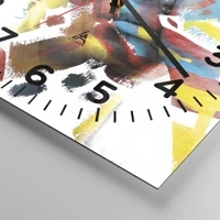 Clock face with numbers