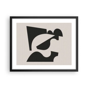 Poster in black frame - For Self-construction - 50x40 cm