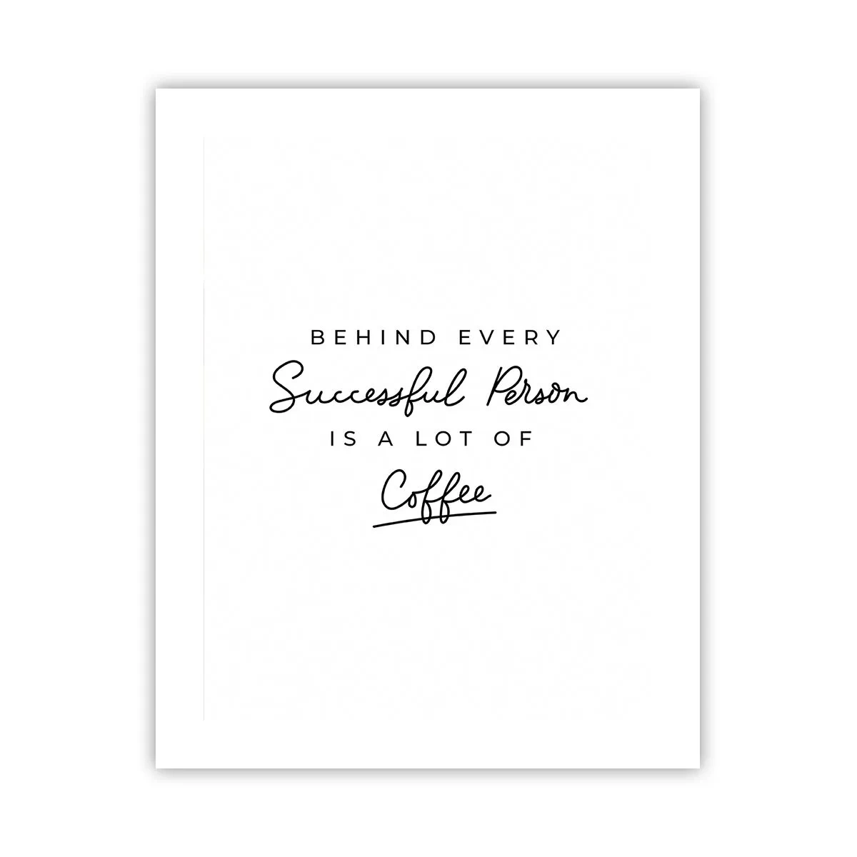 Poster - Secret of Success - 40x50 cm