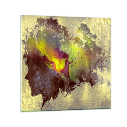 Glass picture - Mother Nature - 30x30 cm