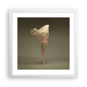 Poster in white frmae - About To Fly - 40x40 cm