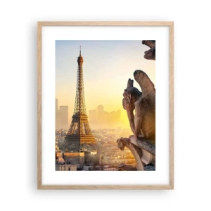 Poster in light oak frame - Much Has Changed… - 40x50 cm