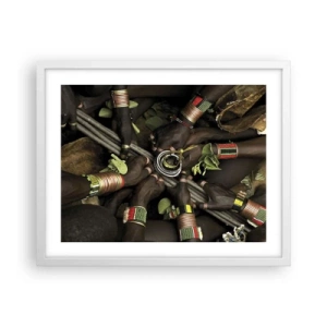 Poster in white frmae - We Are Together - 50x40 cm